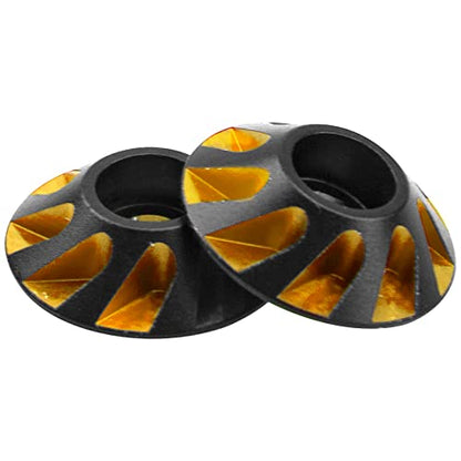 1/8 RC Wing Buttons RC Metal Rear Wing Buttons Gasket OD 15mm & 1/8 RC Wing Buttons RC Metal Rear Wing Buttons Gasket OD 15mm