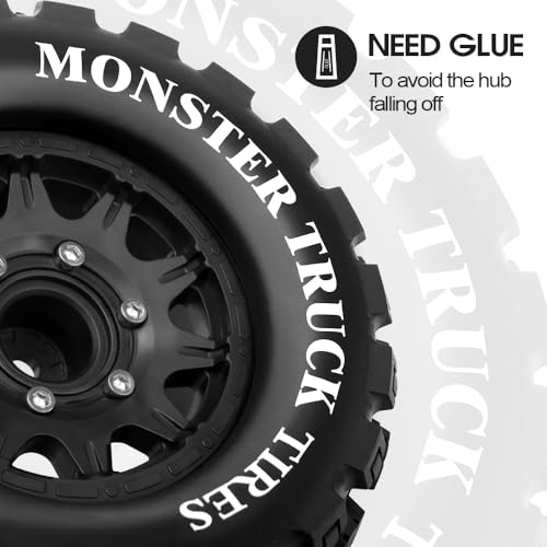 GLOBACT 2.8'' 1/10 RC Truck Tires for Big Rock Granite VORTEKS 3S Stampede