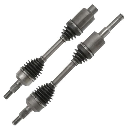 Detroit Axle - 2.4L Front CV Axles for 2010-2017 Chevrolet Equinox | GMC Terrain, Complete CV Axle Shafts Assembly 2011 2012 2013 2014 2015 2016 Replacement - size: R-2X1700055/Pair