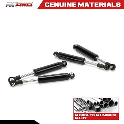 4 Pack 92mm Rc Shocks Absorber Damper Internal Spring for 1/10 Crawler Truck HSP HPI AXIAL LOSI RC Car Metal Upgraded Parts