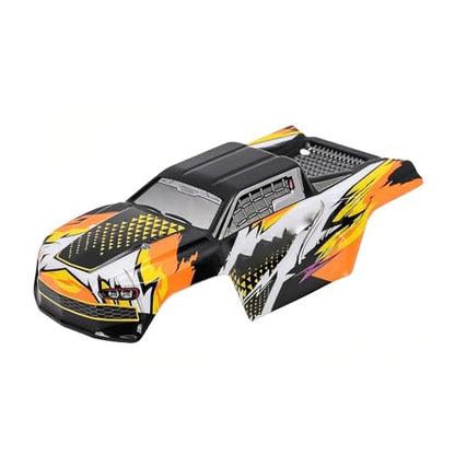 LICAEVEY 1/16 RC Car Shell DIY Upgrade Kit Fits SCY16101 SCY16102 SCY16101PRO SCY16102PRO High Speed Body Shell Replacement (Orange) - color: Orange