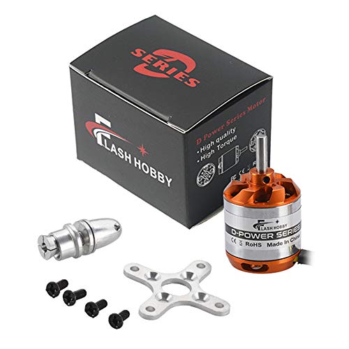 D2836 Brushless Outrunner Motor 2~4S Helicopter RC Motor for RC Airplane Fixed-Wing Drone FPV (1500KV) - size: 1500kv