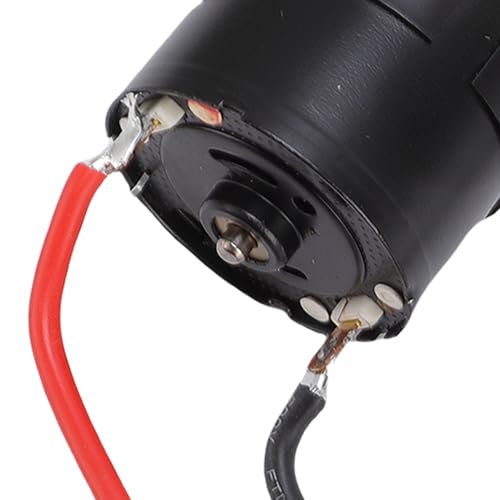 550 10T RC Brushed Motor, with Heatsink and Cooling Fan for 1:10 Scale RC Crawler Truck High Speed Torque Performance
