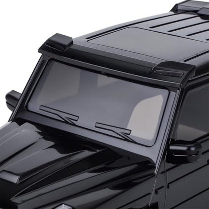 Hard Body Shell for Axial SCX30 1/30 RC Crawler ABS Plastic Body Cover with Light Bucket & Spare Tire Mount Direct Fit Replacement DIY Upgrade (Black) - color: Black