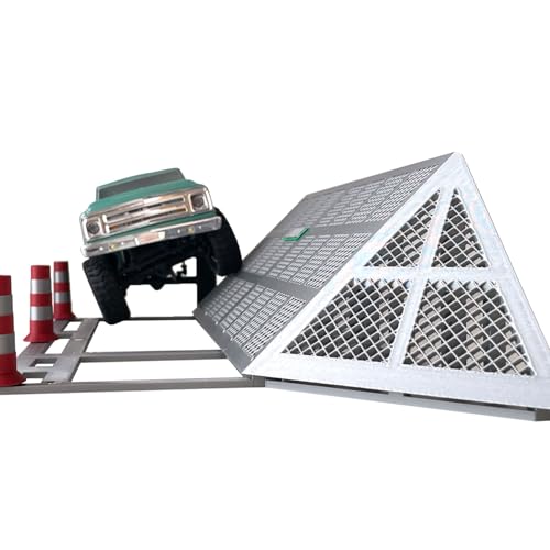 RC Side Slope Challenge Obstacle Bridge for scx24 trx4m fcx24 1:18 1:24 Scale RC Crawler Truck (No Vehicle Included)