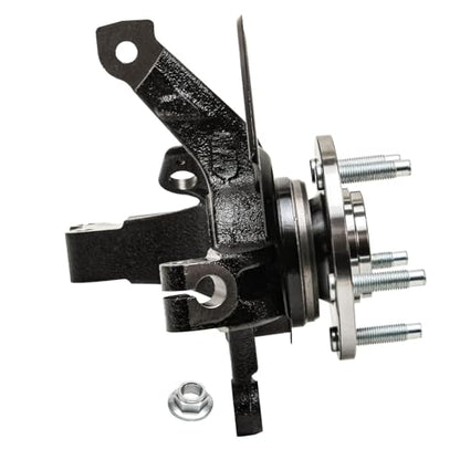 Detroit Axle - Front Right Steering Knuckle CV Axle for Ford Escape | Mazda Tribute Mercury Mariner, Passenger Side CV Axle Shaft Steering Knuckle & Wheel Bearing Hub Replacement - size: 2UX47677/Pair