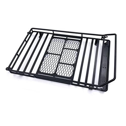 Rc Crawler Car Roof Luggage Holder Roof Rack Light Bar for Scale Vehicles