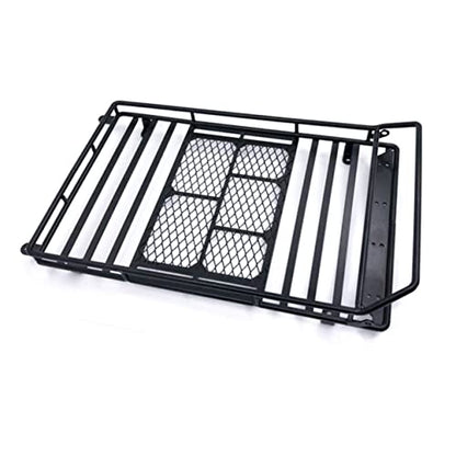 Rc Crawler Car Roof Luggage Holder Roof Rack Light Bar for Scale Vehicles