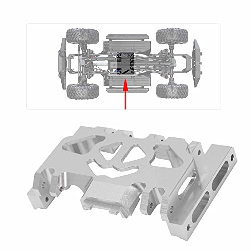 Gear Box Base Medium Mount Chassis Skid Plate Aluminum Alloy for TRAXXAS TRX4 1/10 RC Crawler