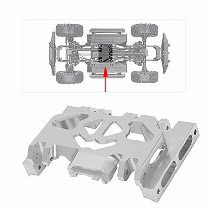 Gear Box Base Medium Mount Chassis Skid Plate Aluminum Alloy for TRAXXAS TRX4 1/10 RC Crawler