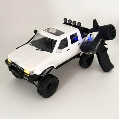 WPLDEWAN WPL C64-1 RC Crawler 1/16 Scale RC Truck 4x4 Off Road | Remote Control Rock Crawler All Terrain Pickup RTR 260 Motor Upgraded Chassis 2.4GHz Proportional Control Adult