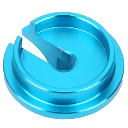 VGEBY 4Pcs Spring Retainers, Light Weight Aluminum Shock Retainers with Piston Heads RC Car Upgrade Accessory Fit for TRXXAS Slash 2WD RC Car Upgrade Accessory 3768(B Blue) Rc Lower Spring Retainer