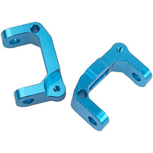 ShareGoo Front Steering Knuckle Cup C-Hub Carriers RC Swing Arm Drive Shaft Compatible with Tamiya CC01 CC-01 1/10 RC Crawler Car Upgrade Parts (Blue) - color: Blue