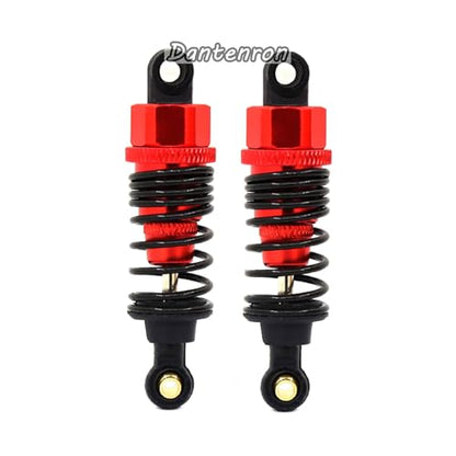 4Pack RC Car 102004 Adjustable Shock Absorber Damper Upgrade Parts Replacement Accessory 68mm For 1/10 RC On Road Drift Rally Car HSP 94102 94122 HPI Losi Axial Tamiya Redcat (Red) - color: Red