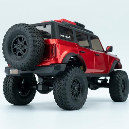 MOHERO +4mm SCX24 Extended Rear Axles for Axial SCX24 Deadbolt Bronco JLU C10 Gladiator Base Camp Power Wagon 1/24 RC Crawler Car Upgrade Parts - color: Extended - Rear Axle