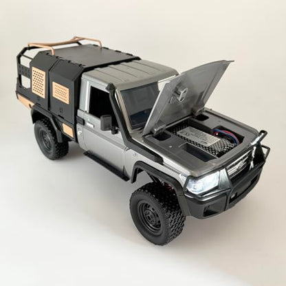 MN82S RC Crawler 1/12 Scale Remote Control Rock Crawler RC Truck 4x4 | Toyota Land Cruiser All Terrain Car Off-Road RTR 280 Motor Full Proportional Hobby Vehicle for Adult
