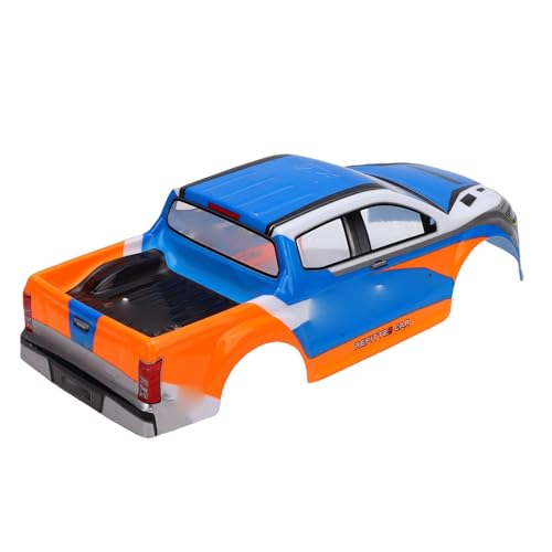 ciciglow 1/10 Scale RC Car Body Shell Painted Precut Universal 26cm Wheelbase for Pickup Truck – Durable PVC Modification Body for RC Car Model (Blue) - color: Blue