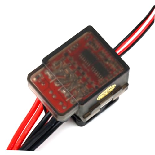 Mikinona 7.2-16v Esc for Rc 320a Brushed Controller Cooling Fan Brake Heat Sink Easy Operation