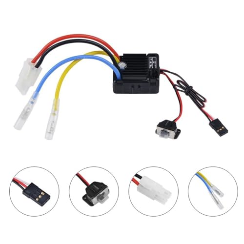 2S 540 21T Brushed Motor + 60A Brushed ESC Combo Set for 1/10 RC Climbing Car Crawler Off-Road RC Car