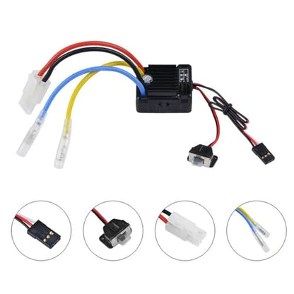 2S 540 21T Brushed Motor + 60A Brushed ESC Combo Set for 1/10 RC Climbing Car Crawler Off-Road RC Car
