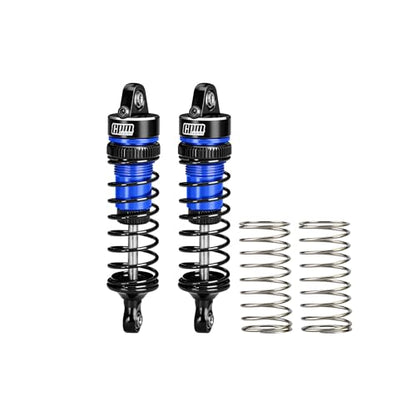 GPM Aluminum Front Shock Absorbers 62mm (2PCS) for Arrma 1/16 Mini Kraton 3S Oil Filled RC Shocks Upgrade Replacement Parts (Blue) - color: Blue
