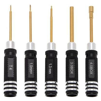 MEUS RACING RC Hex Screwdrivers Nut Drivers Phillips Screwdriver Tool Set for Axial 1/30 SCX24 SCX30 1/24 1/30 RC Crawler Car