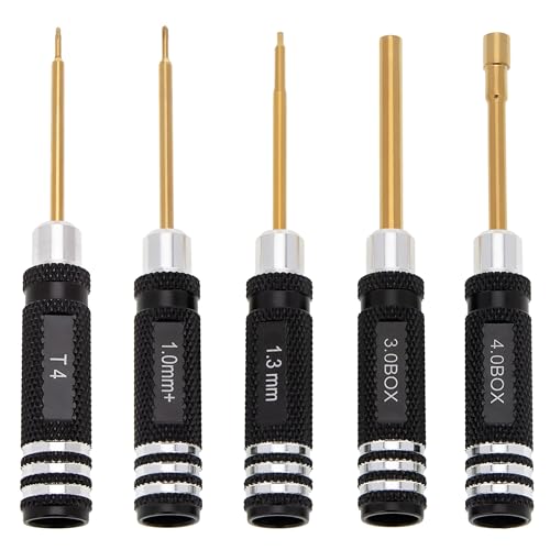 MEUS RACING RC Hex Screwdrivers Nut Drivers Phillips Screwdriver Tool Set for Axial 1/30 SCX24 SCX30 1/24 1/30 RC Crawler Car