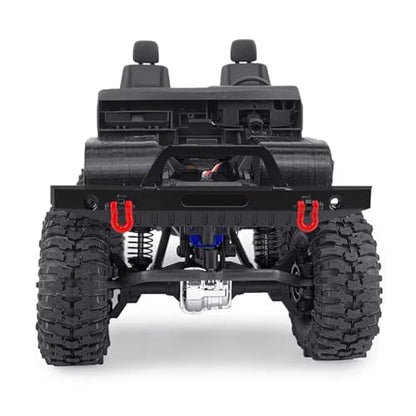RC Bumper For TRX4M K10 1/18 Aluminum Front Rear Bumper With Tow Trailer Hook RC Crawler Car Upgrade Parts Accessories(Front) - color: Front
