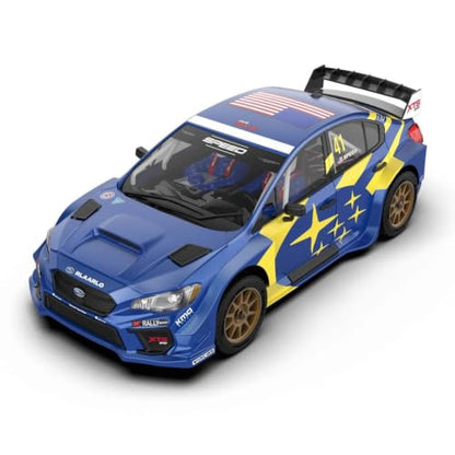 Rlaarlo XTS-S10 1/10 Scale 4WD RTR Carbon Fiber Brushless RC Rally Car, 3652-3300KV 80A Sensored ESC 3S Rally Suspension - color: Blue (Xts-s10)