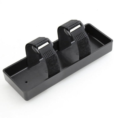 Black Battery Box Tray Case Compatible with 1/10 1/8 RC Crawler Axial SCX10 D90 TRX4 (4 PCS) - style: 4 PCS