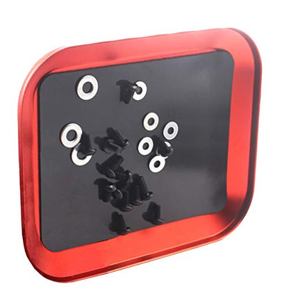 2Pcs Vgoohobby Aluminium Screw Tray with Magnetic Pad Screws Disk Pallet for RC Model Car Helicopters Airplanes Repair Tool