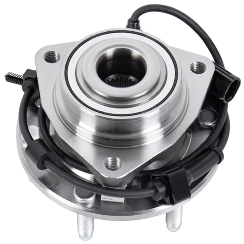 513188 Front Wheel Bearing Hub Assembly ABS 6 Lugs 1 Pack | Fits 2002-2009 GMC Envoy & Chevy Trailblazer, Automotive Replacement Front Wheel Hub Assembly - size: 513188/1PC