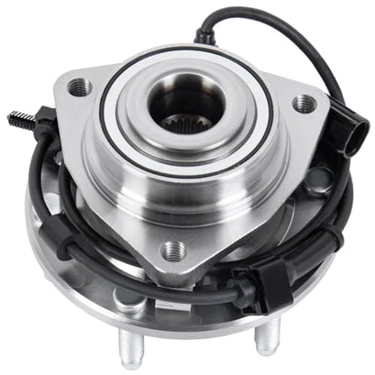513188 Front Wheel Bearing Hub Assembly Compatible with 2002-09 Trailblazer | 6 Lugs Automotive Replacement Front Wheel Hub Assembly with ABS Compatible with 2002-2009 GMC Envoy & Chevy Trailblazer - size: 513188/1PC