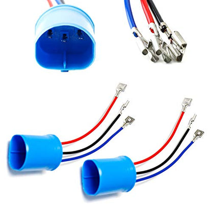 iJDMTOY 9007/9004 to H13/9008 or H4/9003 Giboshi Terminal Polarity Adjustable Conversion Adapter Wiring Kit Compatible with Light Bulb Conversion Retrofit