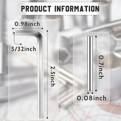 Hinge Outlet Spring Hinge Tension Pin Replacement Kit with Hex Wrench - 4 Pack