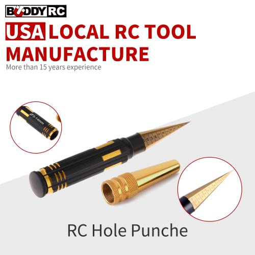 Portable Stainless Steel Hole Punche Reamer, 0-14mm RC Body Reamer for RC Model Car Tools