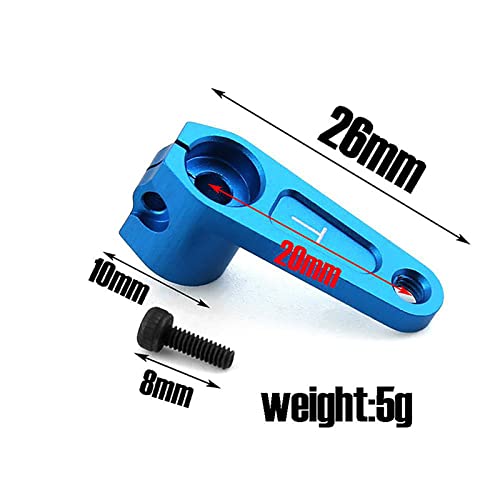 Aluminum Alloy Steering Servo Arm Horn TT01 TT02 XV02 (25T) for Tamiya 42248 TRF