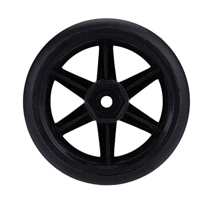 GoolRC 4PCS/Set 1/10 Drift Car Tires Hard Tyre Replacement for Traxxas HSP Tamiya HPI Kyosho On-Road Drifting Car (Black) - color: Black