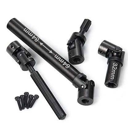 MORLORDY RC Metal Steel Drive Shafts Driveshafts 64+32mm for 1/24 RC Crawler Car SCX24 Upgrades AXI90081 Deadbolt Accessories