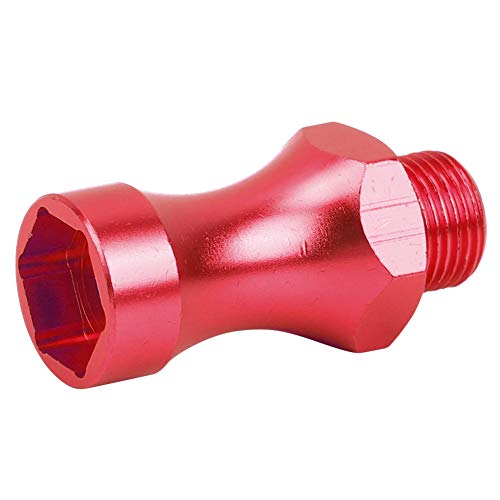 Ejoyous RC Wheel Hub Adapter Hex Drive Hub Adapter RC Hex Coupler 12mm to 17mm Aluminum Alloy CNC Machined 30mm Extension with 5mm Inner Diameter for 1/10 Car Truck (Red) - color: Red