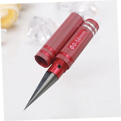 1pc Reamer Tool for Rc Aircraft Model Rosy Metal Steel Hole Opener for Car Shell Expansion and DIY Projects Lightweight Design Safety Features - color: Rosy