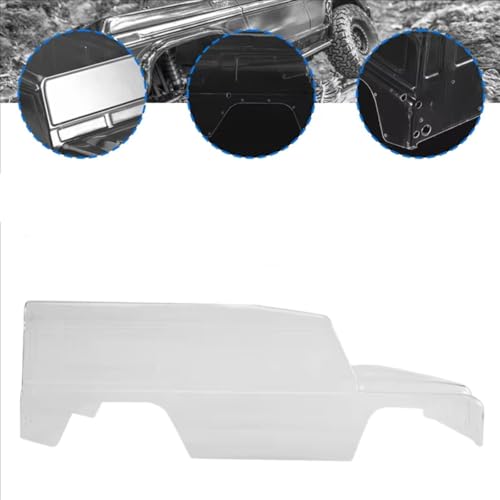 RC Spare Part Compatible with Traxxas for TRX-4 1/10 Remote Control Crawler Car Upgrades Parts Accessories 324Mm Wheelbase Clear Body Shell Kit