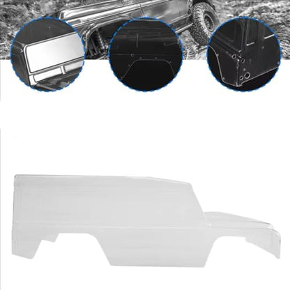 RC Spare Part Compatible with Traxxas for TRX-4 1/10 Remote Control Crawler Car Upgrades Parts Accessories 324Mm Wheelbase Clear Body Shell Kit
