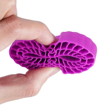 DJX 4PCS 1.0 Inch Tire Inserts Silicone Rubber Insert Foam Waterproof for 56-58mm*22-24mm 1.0'' Tire (Purple) - color: Purple