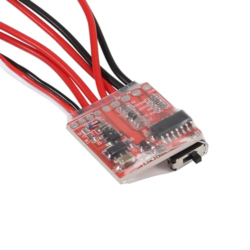 2pcs RC 20A Brushed ESC Electronic Speed Controller w/Brake for 1/16 1/18 1/24 RC Car Boat Tank