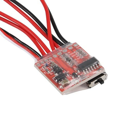 2pcs RC 20A Brushed ESC Electronic Speed Controller w/Brake for 1/16 1/18 1/24 RC Car Boat Tank