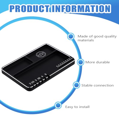 RC Car Truck Aluminum Alloy Magnetic Screw Tray Storage Container Ring Electronic Parts Screw Organizer Tray