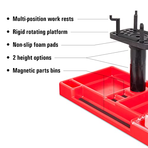 Ernst RC Car Stand and Workstation for RC Cars, RC Aircraft, Model Crawlers, Monster Trucks, Drones and Electric Boats
