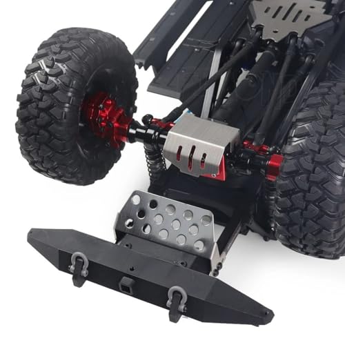 5PCS TRX4 Stainless Steel RC Skid Plate,RC Chassis Armor Protector Plate Protection for Traxxas TRX-4 82056-4 1/10 RC Crawler Car Upgrade Parts