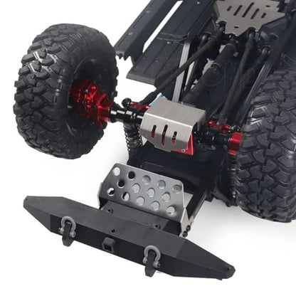 5PCS TRX4 Stainless Steel RC Skid Plate,RC Chassis Armor Protector Plate Protection for Traxxas TRX-4 82056-4 1/10 RC Crawler Car Upgrade Parts